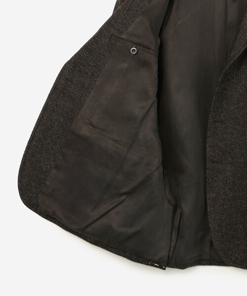 Scye(サイ)の「Scye | ヘリンボーンツイード ブレザー MEN(テーラードジャケット・メンズ・ダークブラウン・38/40)」の8枚目の写真