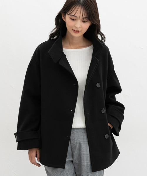 セール】【抗菌防臭・静電気軽減】スタンドハーフ丈コート（その他