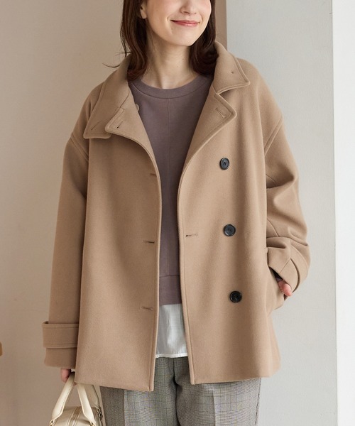 セール】【抗菌防臭・静電気軽減】スタンドハーフ丈コート（その他