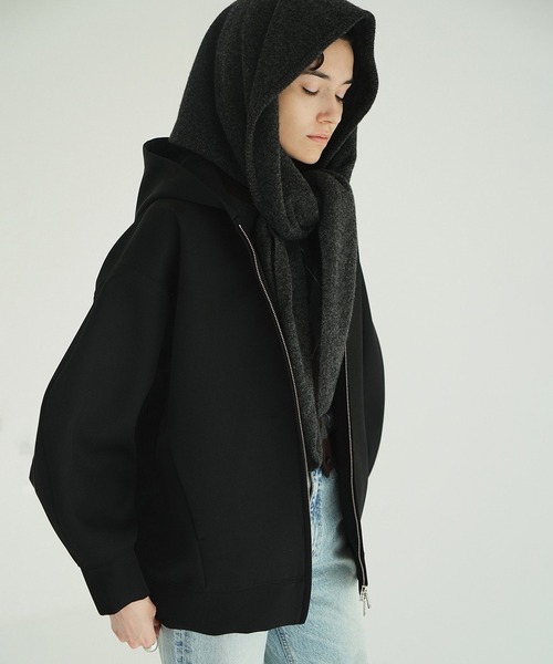 CLANE（クラネ）の「CONSTRUCTIVE BONDING HOODIE（パーカー・レディース・その他・1）」の3枚目の写真