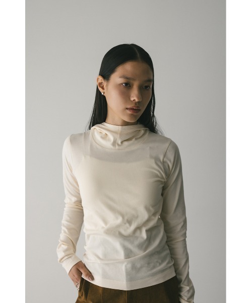 STYLEMIXER(スタイルミキサー)の「【限定】フーディーカットトップ(Tシャツ/カットソー・レディース・ピンク/アイボリー・FREE)」の16枚目の写真