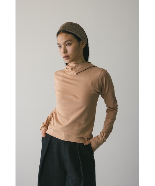 STYLEMIXER(スタイルミキサー)の「【限定】フーディーカットトップ(Tシャツ/カットソー・レディース・ピンク/アイボリー・FREE)」の11枚目の写真