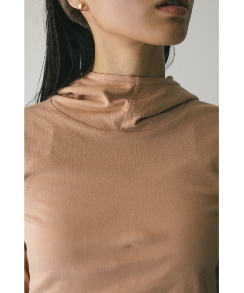 STYLEMIXER(スタイルミキサー)の「【限定】フーディーカットトップ(Tシャツ/カットソー・レディース・ピンク/アイボリー・FREE)」の15枚目の写真