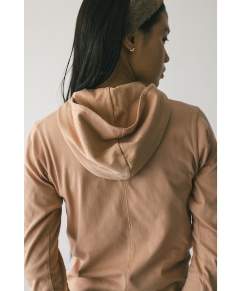 STYLEMIXER(スタイルミキサー)の「【限定】フーディーカットトップ(Tシャツ/カットソー・レディース・ピンク/アイボリー・FREE)」の21枚目の写真