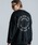 CRIMIE�i�N���C�~�[�j�́uCIRCLE LOGO HEART WAPPEN CREW NECK SWEAT�i�X�E�F�b�g�j�v�b�u���b�N