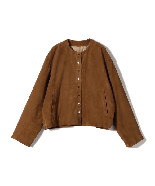 【美品】SHIPS ゴートスエード レザーブルゾン Sサイズ 山羊革 美品】SHIPS ゴートスエード レザーブルゾン Sサイズ 山羊革 【公式通販】