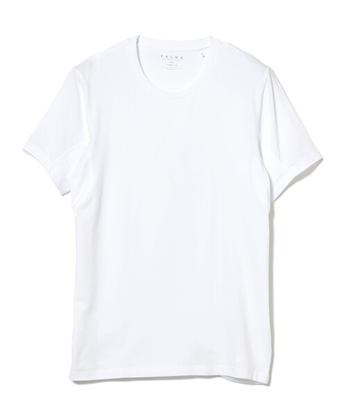 FALKE(ファルケ)の「FALKE / クルーTシャツ(Tシャツ/カットソー・メンズ・ブラック系その他4/ホワイト/ブラック・MEDIUM/LARGE)」の2枚目の写真