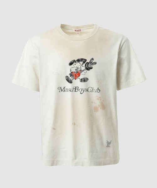 MASU（エムエーエスユー）の「WASTED VICK T-SHIRT（Tシャツ/カットソー・メンズ・ブラック/ホワイト・46/48）」の2枚目の写真
