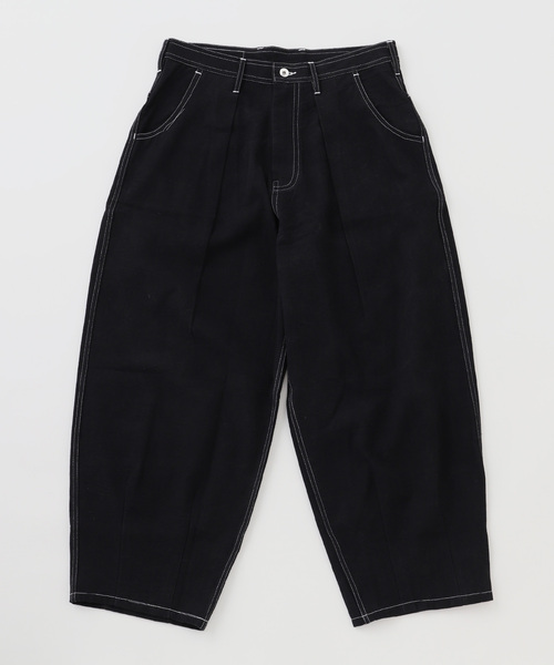 Story mfg.(ストーリーエムエフジー)の「STORY mfg. / ストーリーエムエフジー. LUSH PANTS(その他パンツ・メンズ・ブラウン/ブラック・LARGE/SMALL)」の1枚目の写真