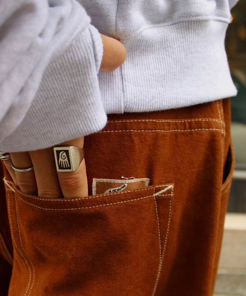 Story mfg.(ストーリーエムエフジー)の「STORY mfg. / ストーリーエムエフジー. LUSH PANTS(その他パンツ・メンズ・ブラウン/ブラック・LARGE/SMALL)」の11枚目の写真