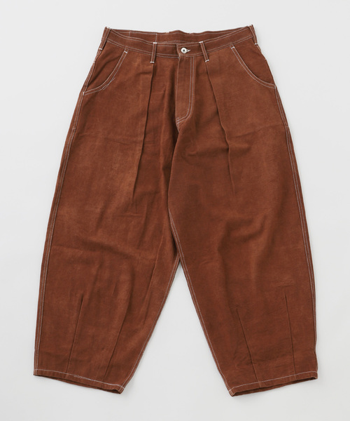 Story mfg.(ストーリーエムエフジー)の「STORY mfg. / ストーリーエムエフジー. LUSH PANTS(その他パンツ・メンズ・ブラウン/ブラック・LARGE/SMALL)」の14枚目の写真