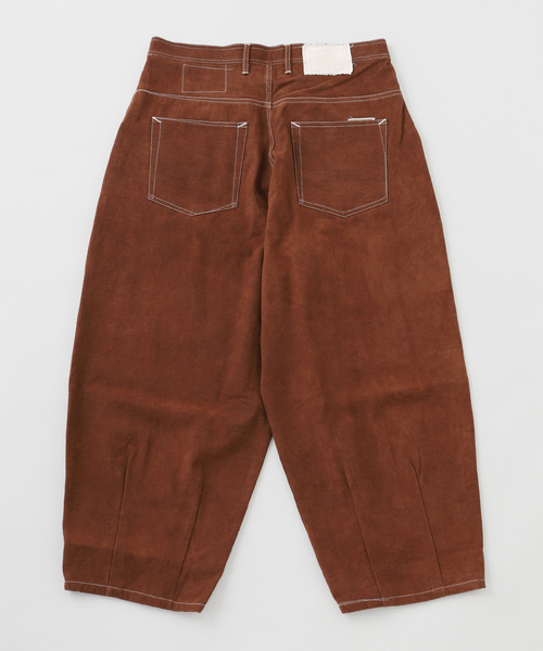 Story mfg.(ストーリーエムエフジー)の「STORY mfg. / ストーリーエムエフジー. LUSH PANTS(その他パンツ・メンズ・ブラウン/ブラック・LARGE/SMALL)」の3枚目の写真