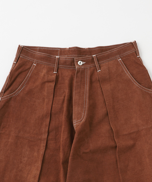 Story mfg.(ストーリーエムエフジー)の「STORY mfg. / ストーリーエムエフジー. LUSH PANTS(その他パンツ・メンズ・ブラウン/ブラック・LARGE/SMALL)」の4枚目の写真