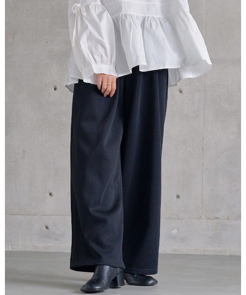 attiree(アティレー)の「ワイドストレートスウェットパンツ(スウェットパンツ・レディース・グレー/ブラック/ブラウン/ライトグレー・FREE)」の20枚目の写真