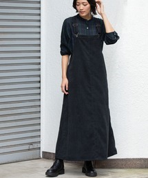 Munich | ナノコーデュロイジャンパースカート(ジャンパースカート)