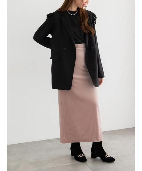 Te chichi（テチチ）の「レースドッキングテーラードジレ（ベスト・レディース・ダークブラウン/ブラック・F）」の14枚目の写真