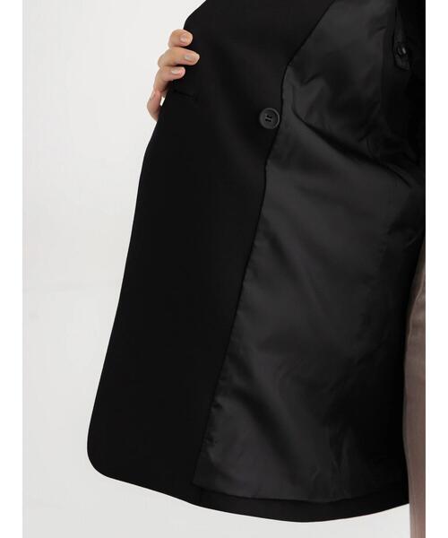 Te chichi（テチチ）の「レースドッキングテーラードジレ（ベスト・レディース・ダークブラウン/ブラック・F）」の20枚目の写真