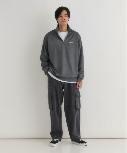 BACK NUMBER(バックナンバー)の「BACK NUMBER(バックナンバー)【メンズ】ウエストイージーデニムカーゴパンツ(ウエストゴム・楽に穿ける・ワイドシルエット)(デニムパンツ・メンズ・ダークインディゴブルー/その他1/ブラック・L/XL/M)」の19枚目の写真