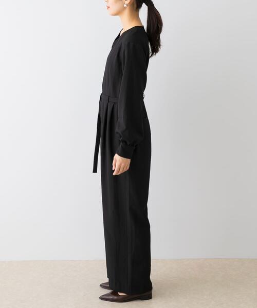 F by ROSSO(エフバイロッソ)の「『UR TECH SMOOTHLUXE』F by ROSSO ハーフZIPジャンプスーツ(サロペット/オーバーオール・レディース・チャコールグレー/ブラック・38/36)」の18枚目の写真