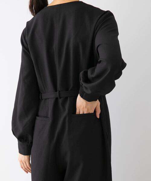 F by ROSSO(エフバイロッソ)の「『UR TECH SMOOTHLUXE』F by ROSSO ハーフZIPジャンプスーツ(サロペット/オーバーオール・レディース・チャコールグレー/ブラック・38/36)」の22枚目の写真