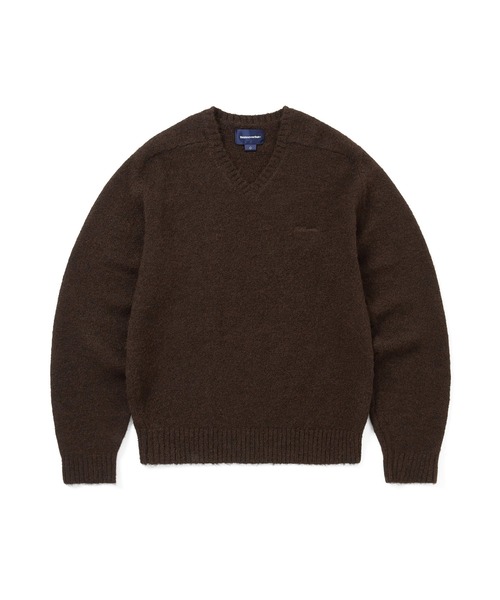 thisisneverthat（ディスイズネバーザット）の「Brushed V Neck Knit Sweater（ニット/セーター・メンズ・ブラック/グリーン/ブラウン・XL/S/M/L）」の2枚目の写真