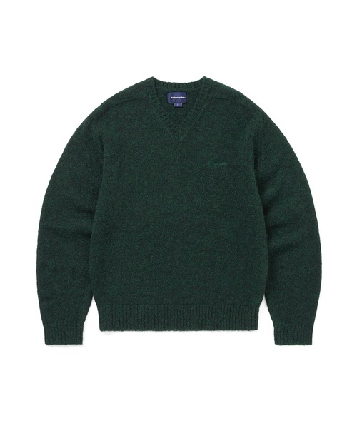 thisisneverthat（ディスイズネバーザット）の「Brushed V Neck Knit Sweater（ニット/セーター・メンズ・ブラック/グリーン/ブラウン・XL/S/M/L）」の3枚目の写真