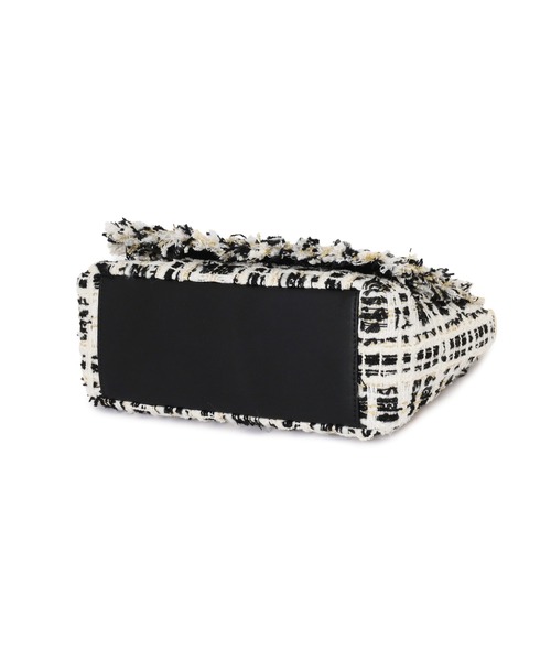 JILL by JILL STUART(ジルバイジルスチュアート)の「◇ツイードフラップバッグ(ショルダーバッグ・レディース・ブラック系その他・FREE)」の9枚目の写真