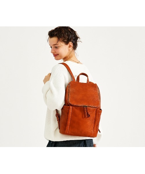 genten ゲンテン ピアンタII サイドファスナー付きリュック 2way 鞄 ピアンタII サイドファスナー付きリュック（A4対応） | ゲンテン