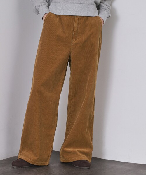 セール】コーデュロイワイドパンツ【洗濯機OK】（その他パンツ
