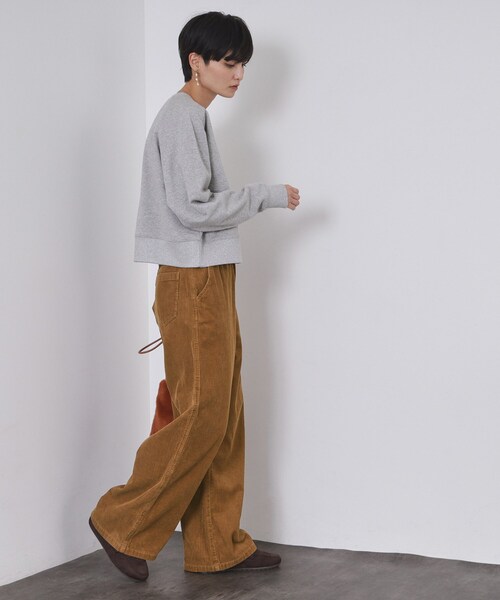 OPAQUE.CLIP(オペークドットクリップ)の「コーデュロイワイドパンツ【洗濯機OK】(その他パンツ・レディース・ブラウン系/ライトブルー/キャメル・38/40/42)」の22枚目の写真