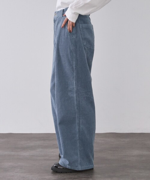 OPAQUE.CLIP(オペークドットクリップ)の「コーデュロイワイドパンツ【洗濯機OK】(その他パンツ・レディース・ブラウン系/ライトブルー/キャメル・38/40/42)」の11枚目の写真