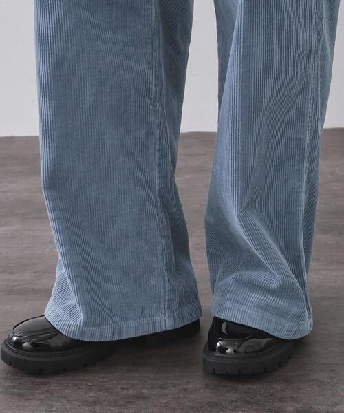 OPAQUE.CLIP(オペークドットクリップ)の「コーデュロイワイドパンツ【洗濯機OK】(その他パンツ・レディース・ブラウン系/ライトブルー/キャメル・38/40/42)」の16枚目の写真