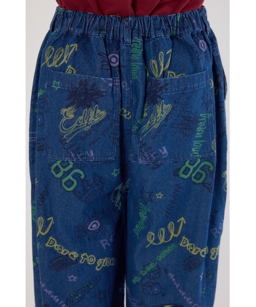 RODEO CROWNS WIDE BOWL（ロデオクラウンズワイドボウル）の「グラフィティーワイドデニムパンツ（デニムパンツ・メンズ・ブラック/ライトブルー・MEDIUM/LARGE）」の19枚目の写真