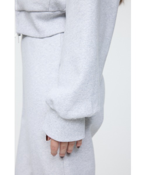 MOUSSY(マウジー)の「SHORT ZIP UP フ―ディー(パーカー・レディース・杢グレー/ライトブラック/ベージュ・FREE)」の15枚目の写真