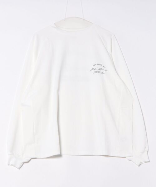 MATIN AVENIR（マタンアヴニール）の「MATIN AVENIR/マタンアヴニール ロンT UVケアラッシュガード（Tシャツ/カットソー・メンズ・ホワイト/ブラック・XL/L/M）」の2枚目の写真