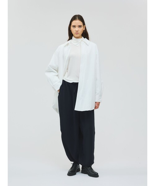 mizuiroind（ミズイロインド）の「mizuiro ind ドローストリングヘムパンツ（その他パンツ・レディース・ブラック/ベージュ/ネイビー・FREE）」の16枚目の写真