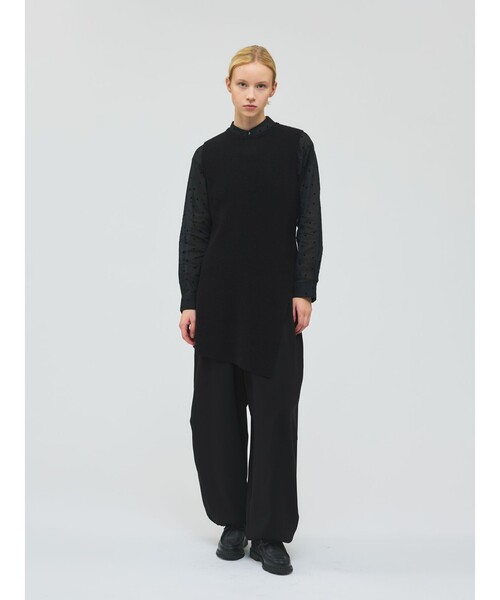 mizuiroind（ミズイロインド）の「mizuiro ind ドローストリングヘムパンツ（その他パンツ・レディース・ブラック/ベージュ/ネイビー・FREE）」の19枚目の写真