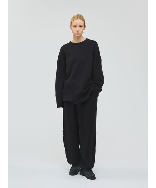 mizuiroind（ミズイロインド）の「mizuiro ind ドローストリングヘムパンツ（その他パンツ・レディース・ブラック/ベージュ/ネイビー・FREE）」の21枚目の写真