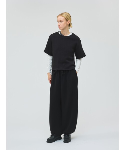 mizuiroind（ミズイロインド）の「mizuiro ind ドローストリングヘムパンツ（その他パンツ・レディース・ブラック/ベージュ/ネイビー・FREE）」の22枚目の写真