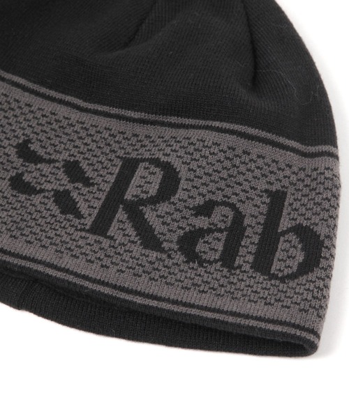 Rab（ラブ）の「【Rab(ラブ)】Logo Band Beanie（ニットキャップ/ビーニー・メンズ・ブラック/ブルー・FREE）」の5枚目の写真