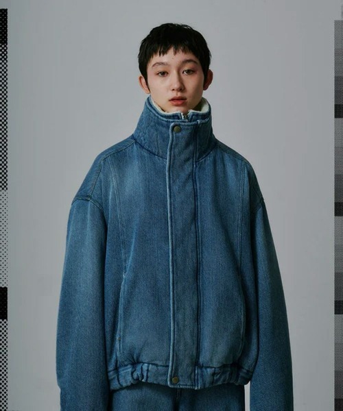 STYLISE（スタイライズ）の「【FACETASM】DOUBLE LAYERED DENIM JACKET / インディゴ [JOO-JK-M02]（ダウンジャケット/コート・レディース・ネイビー・M）」の4枚目の写真