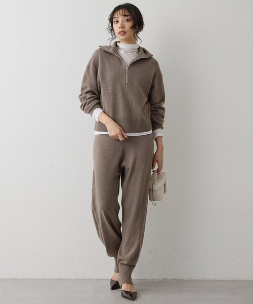 Whim Gazette(ウィムガゼット)の「W/Caニットパンツ(その他パンツ・レディース・モカ/オレンジ/グレイッシュベージュ・FREE)」の8枚目の写真