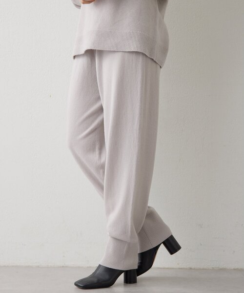 Whim Gazette(ウィムガゼット)の「W/Caニットパンツ(その他パンツ・レディース・モカ/オレンジ/グレイッシュベージュ・FREE)」の11枚目の写真