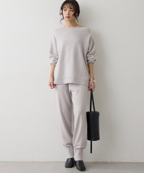 Whim Gazette(ウィムガゼット)の「W/Caニットパンツ(その他パンツ・レディース・モカ/オレンジ/グレイッシュベージュ・FREE)」の14枚目の写真