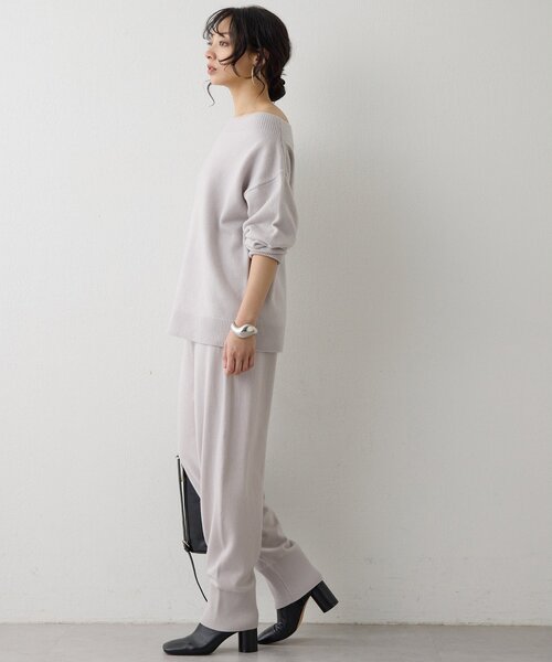 Whim Gazette(ウィムガゼット)の「W/Caニットパンツ(その他パンツ・レディース・モカ/オレンジ/グレイッシュベージュ・FREE)」の15枚目の写真