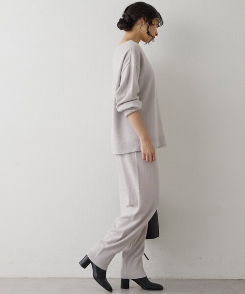 Whim Gazette(ウィムガゼット)の「W/Caニットパンツ(その他パンツ・レディース・モカ/オレンジ/グレイッシュベージュ・FREE)」の16枚目の写真