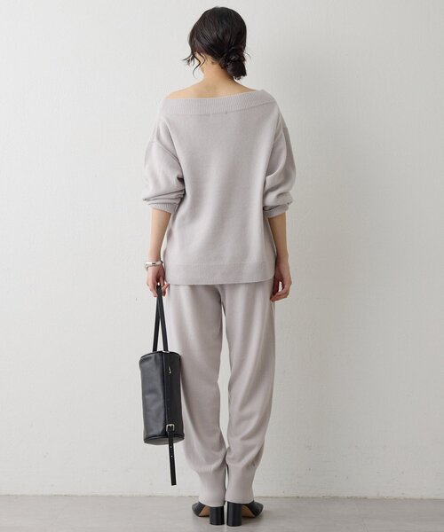 Whim Gazette(ウィムガゼット)の「W/Caニットパンツ(その他パンツ・レディース・モカ/オレンジ/グレイッシュベージュ・FREE)」の17枚目の写真