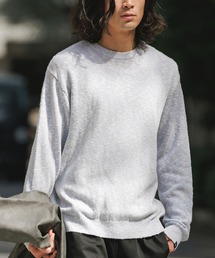 WP WESTPOINT（ダブルピーウエストポイント）の「WP WESTPOINT/ ダブルピー ウエストポイント コットンリネン メランジニット（ニット/セーター）」