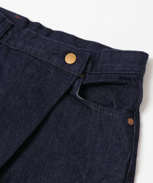 URBAN RESEARCH ROSSO WOMEN（アーバンリサーチ　ロッソ）の「『別注』Lee×ROSSO　FRONT TUCK DENIM PANTS（デニムパンツ・レディース・ブラック/ワンウォッシュ・SMALL/X-SMALL/MEDIUM）」の6枚目の写真