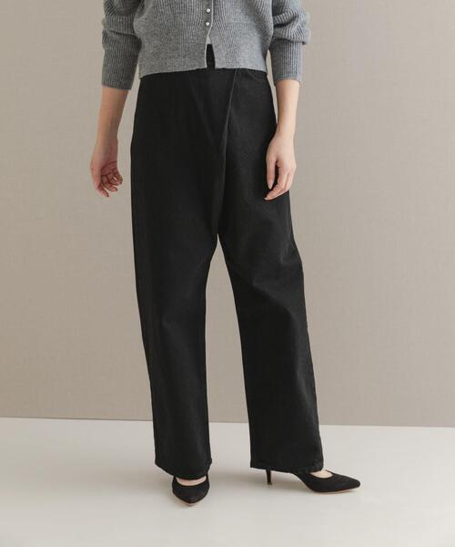 URBAN RESEARCH ROSSO WOMEN（アーバンリサーチ　ロッソ）の「『別注』Lee×ROSSO　FRONT TUCK DENIM PANTS（デニムパンツ・レディース・ブラック/ワンウォッシュ・SMALL/X-SMALL/MEDIUM）」の8枚目の写真